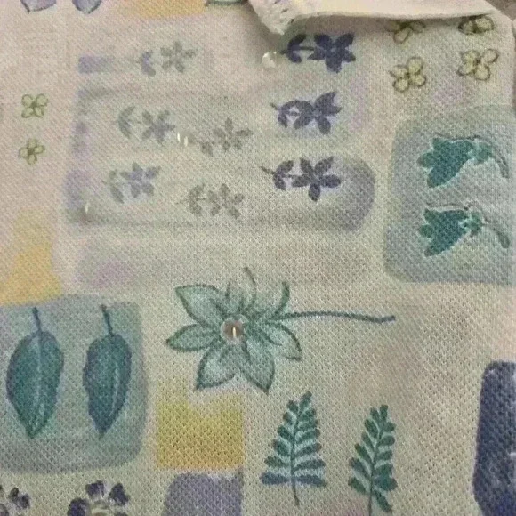 Alfred Dunner Vintage Polo Shirt W/Sequence &Zipper, Size S/M - Picture 3 of 4